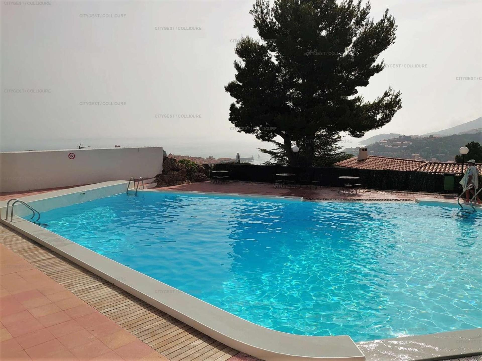 6AMB38-Villa avec terrasse dans résidence avec piscine commune Collioure Exterior foto